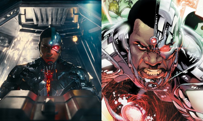 Justice League: i supereroi del film e dei fumetti a confronto