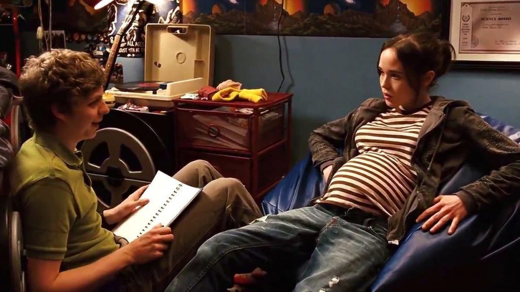 Ellen Page e Michael Cera in Juno