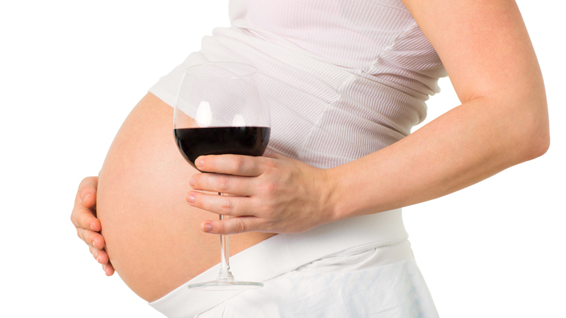 bere vino per rimanere incinta