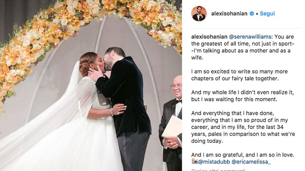 Alexis Ohanian su Instagram