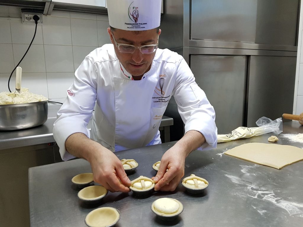 Matteo Cutolo della Federazione Internazionale di Pasticceria, Gelateria e Cioccolateria