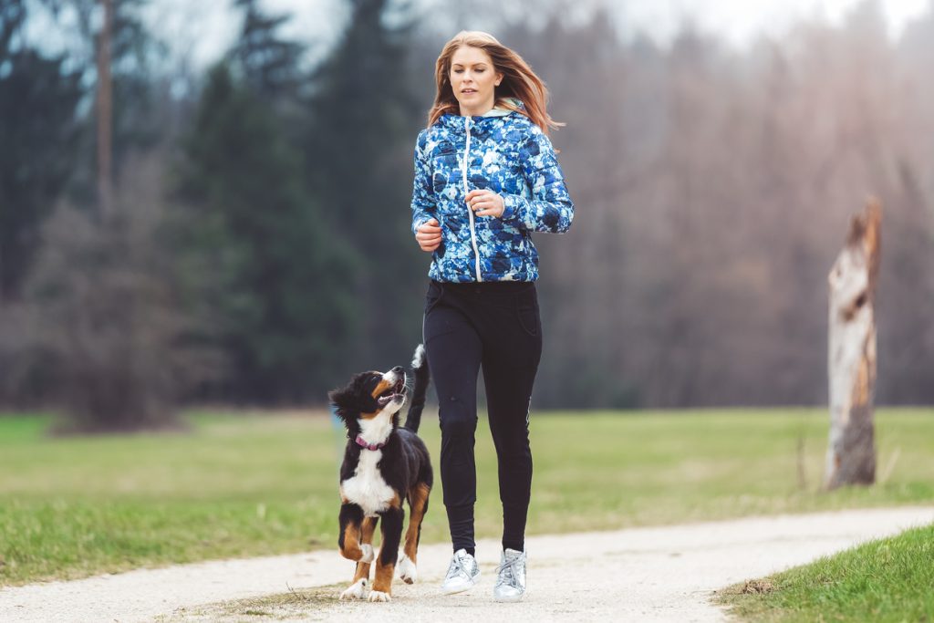 correre con il cane