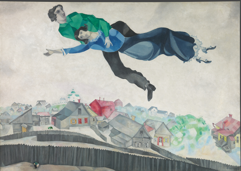 Marc Chagall come nella pittura, così nella poesia