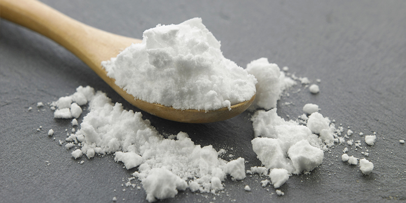 bicarbonato di sodio, polvere bianca