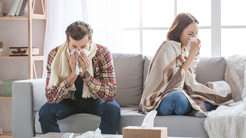 Influenza, come evitare il contagio in casa