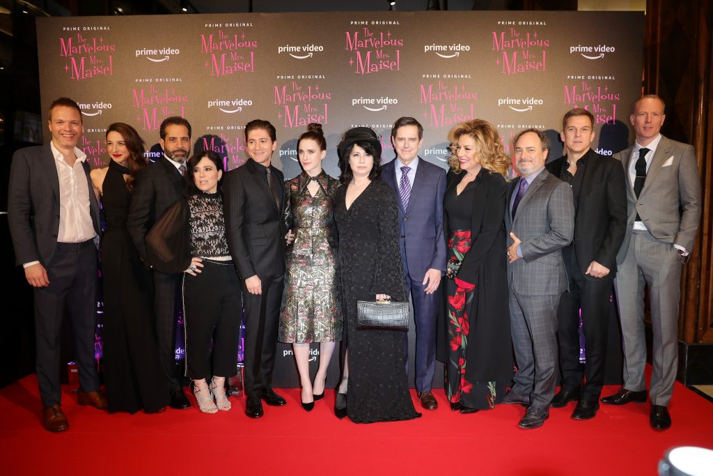 Un momento della premiere di The Marvelous Mrs. Maisel S2 - Milan