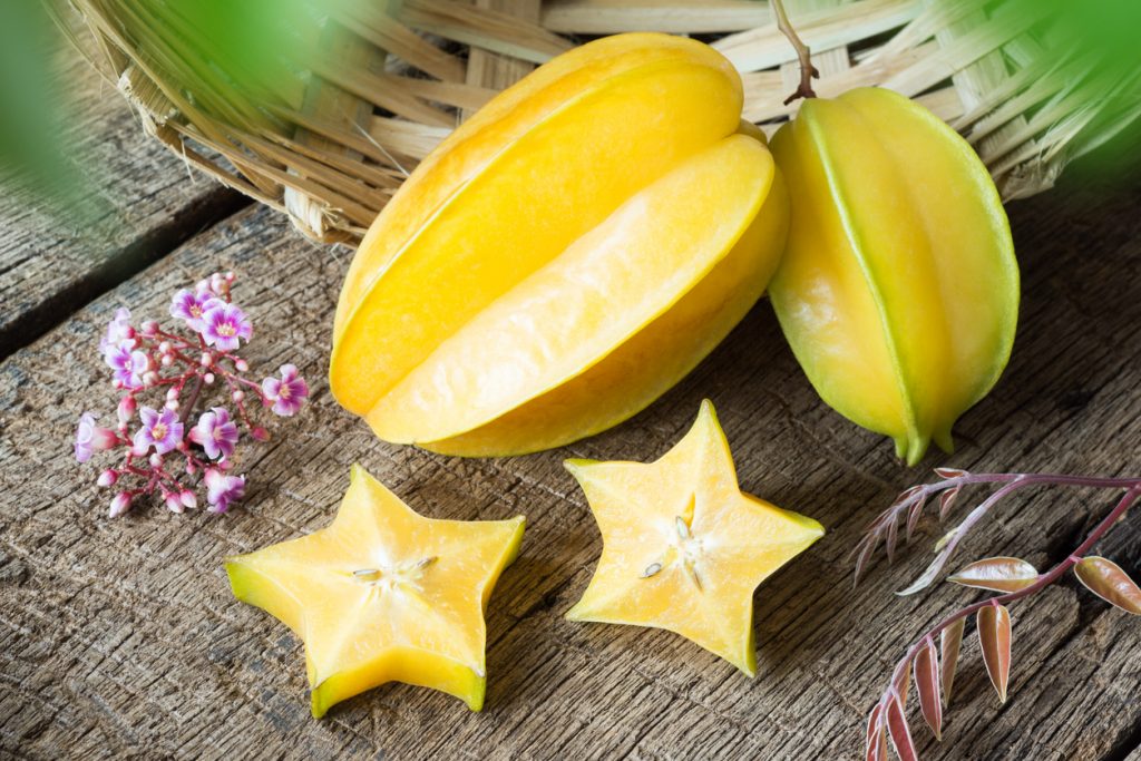 Carambola o "star fruit"