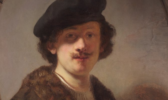 Rembrandt Van Rjin- Autoritratto , mostra al Louvre Abu Dhabi