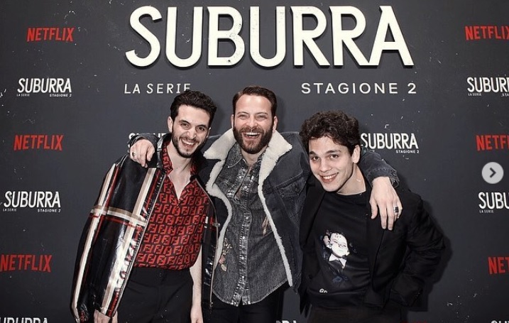 Alessandro Borghi, Giacomo Ferrara, Eduardo Valdarnini di Suburra