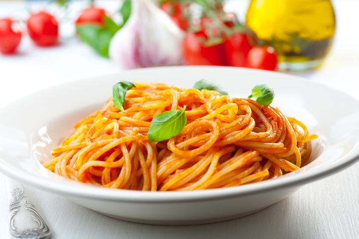 Spaghetti al pomodoro di audrey hepburn