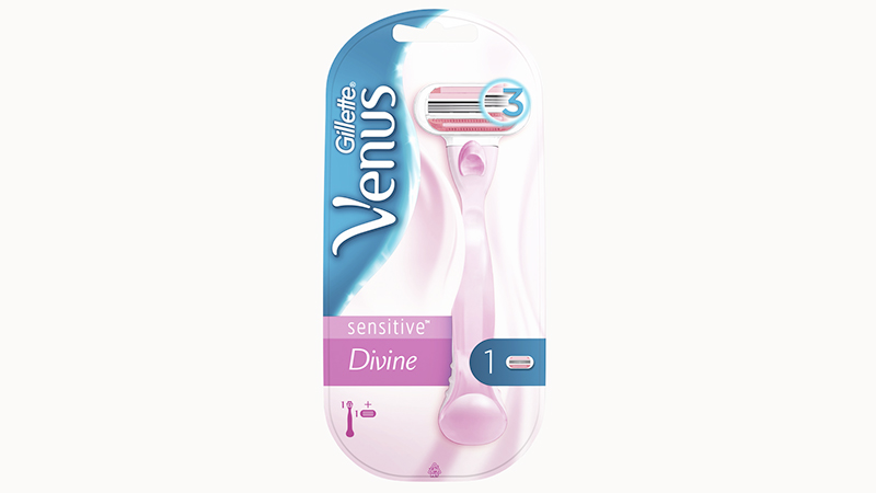 Gillette Venus Divine Sensitive, rasatura femminile