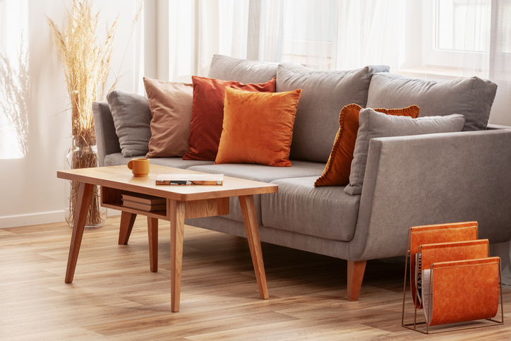Gambe per divani e mobili Modello TRIESTE WENGHE SET 4 Piedi in legno H.4 Piedini in legno | P17